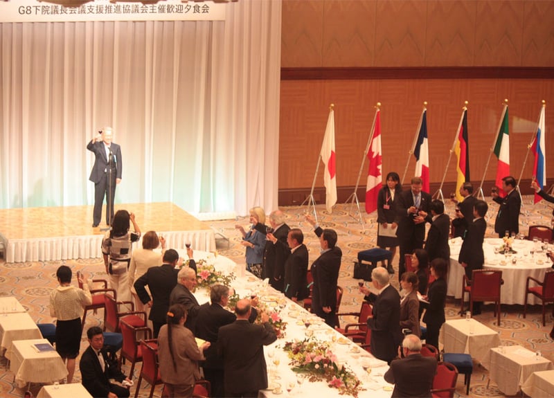 Konferensi Pembicara Majelis Rendah G8 dan Makan Malam Selamat Datang