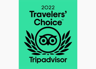 Tripadvisor Travellers'Choice 2022 Award 