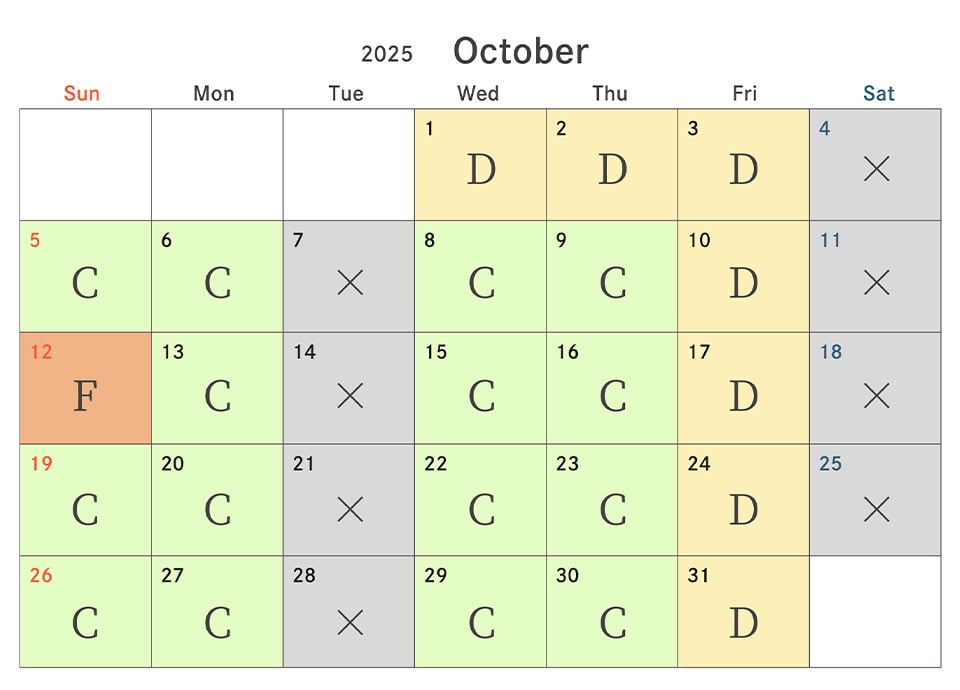 October