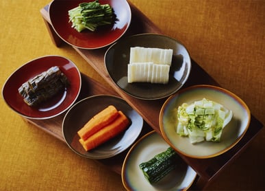 Pickled vegetables and traditional side dishes thumbnail