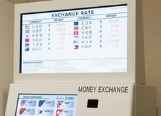 Máquina de cambio de moneda extranjera