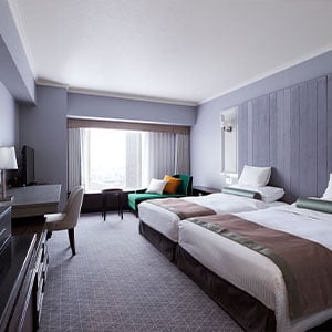 2 Single Standard Club Lounge access